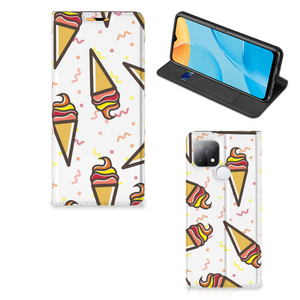 OPPO A15 Flip Style Cover Icecream