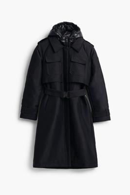 Hybride gewatteerde jas - BLACK - XL