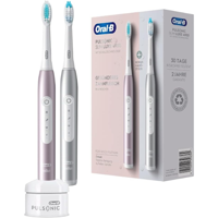 Oral-B Pulsonic Slim Luxe 4900 - Platinum/Rose Gold DUO-Set
