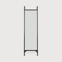 Ethnicraft Staande Spiegel 'PI' Mahoniehout, 190 x 55cm, kleur Donkerbruin