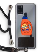 Ultra Sensitive: Samsung Galaxy A21s Transparant Hoesje met koord