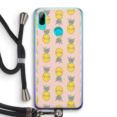 Ananas: Huawei P Smart (2019) Transparant Hoesje met koord