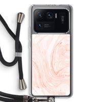 Peach bath: Xiaomi Mi 11 Ultra Transparant Hoesje met koord
