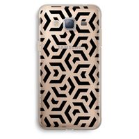 Crazy pattern: Samsung Galaxy J3 (2016) Transparant Hoesje