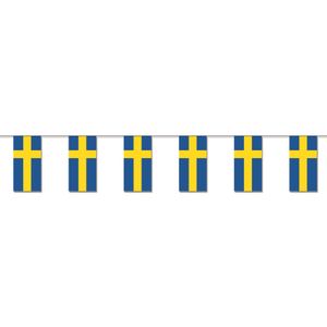 Papieren vlaggenlijn Zweden landen decoratie   -