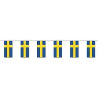 Papieren vlaggenlijn Zweden landen decoratie   -