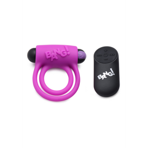 XR Brands Silicone Cockring and Bullet with Remote Control