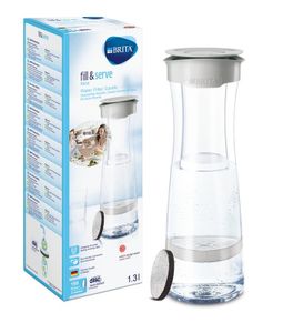 Brita Waterfilterkaraf soft grey (1 st)