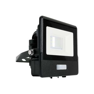 V-TAC VT-118S-B LED Schijnwerpers met PIR Sensor - Zwart - Samsung - IP65 - 10W - 735 Lumen - 4000K - 5 Jaar