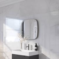 Ben Sandro Spiegel 60x4x60 cm Geborsteld Metal Black