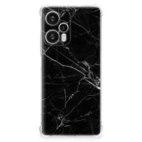 Xiaomi Poco F5 Anti-Shock Hoesje Marmer Zwart - Origineel Cadeau Vader