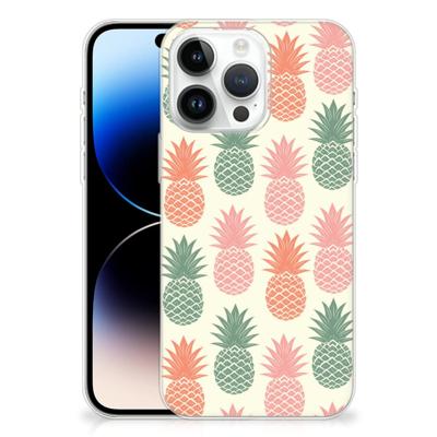 iPhone 14 Pro Max | Siliconen Case | Ananas