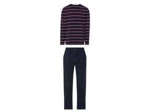 LIVERGY Heren pyjama (M, Marineblauw)