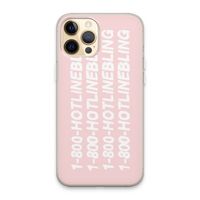 Hotline bling pink: iPhone 13 Pro Max Transparant Hoesje