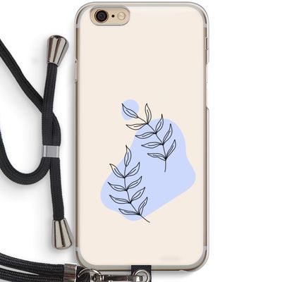 Leaf me if you can: iPhone 6 / 6S Transparant Hoesje met koord