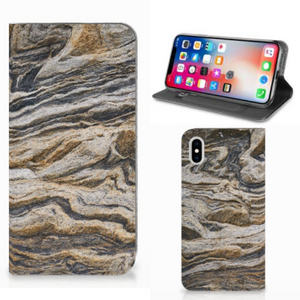 Apple iPhone Xs Max Standcase Steen