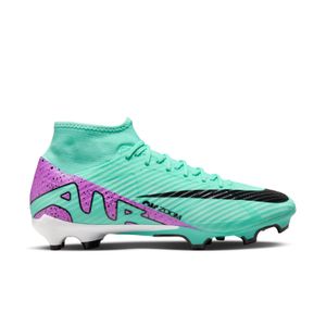 Nike Zoom Mercurial Superfly 9 Academy Gras / Kunstgras Voetbalschoenen (MG) Turquoise Paars Zwart Wit