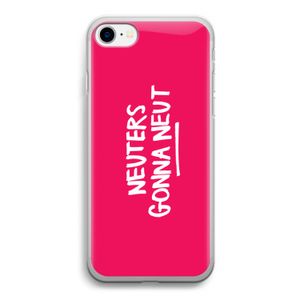 Neuters (roze): iPhone SE 2020 Transparant Hoesje