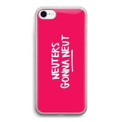 Neuters (roze): iPhone SE 2020 Transparant Hoesje
