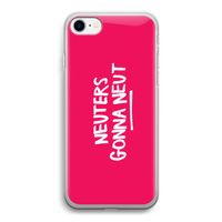 Neuters (roze): iPhone SE 2020 Transparant Hoesje Neuters (roze): iPhone SE 2020 Transparant Hoesje