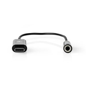 Nedis CCBW65950BK015 Usb-c Adapter Usb-c Male - 3,5 Mm Female 0,15 M Zwart