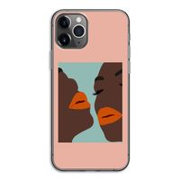 Orange lips: iPhone 11 Pro Transparant Hoesje