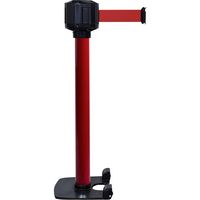 VISO RXLO1050RORE Afzetpaal met band Rood pleisterrood riemwasdicht loopstuk (Ø x h) 80 mm x 990 mm