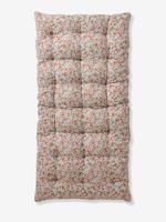 Bi-materiaal vloermatras bloemen/fluweel RETRO FLOWER kaneel