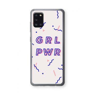 GRL PWR: Samsung Galaxy A31 Transparant Hoesje