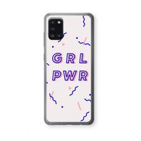 GRL PWR: Samsung Galaxy A31 Transparant Hoesje
