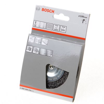 Stiftborstel 100/0,2mm stift 6mm