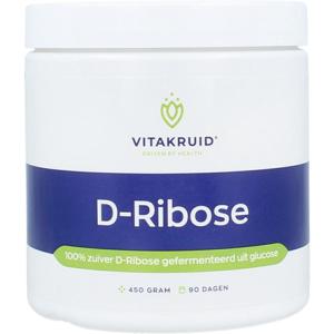 Vitakruid d-ribose 100% puur gefer u glu