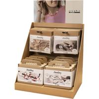 Creativ Company Klein baliedisplay, sieraden, agaat en kristallen, kinderen en volwassenen, h: 458 mm, d: 322 mm, b: 416 mm, 24 eenh./ 1 stuk