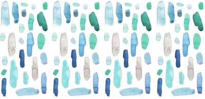 RoomMates Cool Watercolour Swatch Muursticker Vinyl 96 Delig