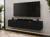 Tv-meubel KAIZEN 2 deuren 175 cm zwart
