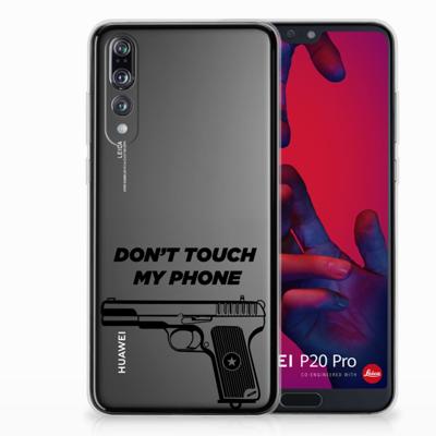 Huawei P20 Pro Silicone-hoesje Pistol DTMP Huawei P20 Pro Silicone-hoesje Pistol DTMP