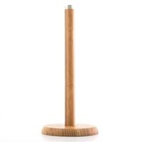 Keukenrolhouder - bamboe hout - staand model - D14 x H32 cm