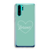 Forever heart pastel: Huawei P30 Pro Transparant Hoesje