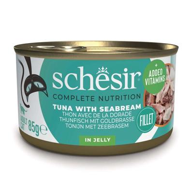 SCHESIR in jelly Tuna with sea bream - nat kattenvoer - 85 g