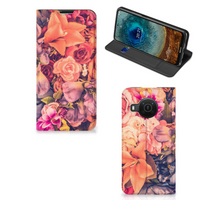 Nokia X20 | X10 Smart Cover Bosje Bloemen - thumbnail