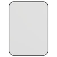 Spiegel Haceka Deco Rechthoek Afgeronde Hoeken 55x40cm Mat Zwart