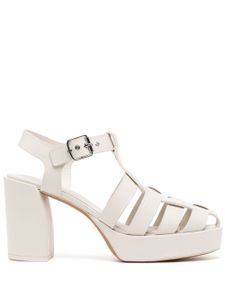 3.1 Phillip Lim sandales Naomi 90 mm à plateforme - Blanc