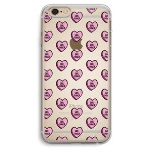 GIRL POWER: iPhone 6 Plus / 6S Plus Transparant Hoesje