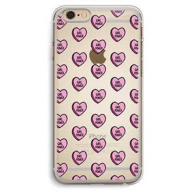 GIRL POWER: iPhone 6 Plus / 6S Plus Transparant Hoesje