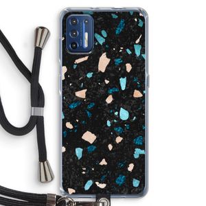 Terrazzo N°11: Motorola Moto G9 Plus Transparant Hoesje met koord
