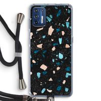 Terrazzo N°11: Motorola Moto G9 Plus Transparant Hoesje met koord