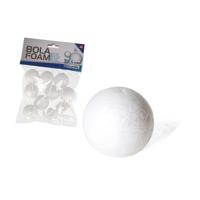 Piepschuim hobby vormen DIY ballen - 10x - styropor bollen - 2,5 cm - thumbnail