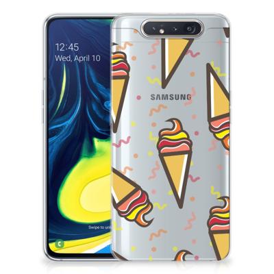 Samsung Galaxy A80 | Siliconen Case | Icecream