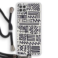 Marrakech print: Samsung Galaxy A22 4G Transparant Hoesje met koord