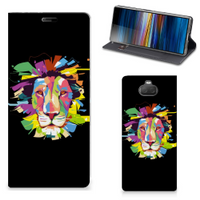 Sony Xperia 10 Plus Magnet Case Lion Color